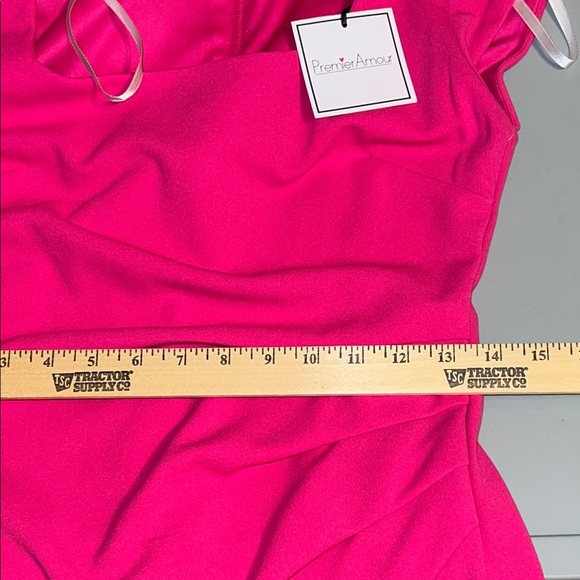 NEW Premier Amour Chic Fuchsia Maxi Dress Size 4 - Picture 5 of 7